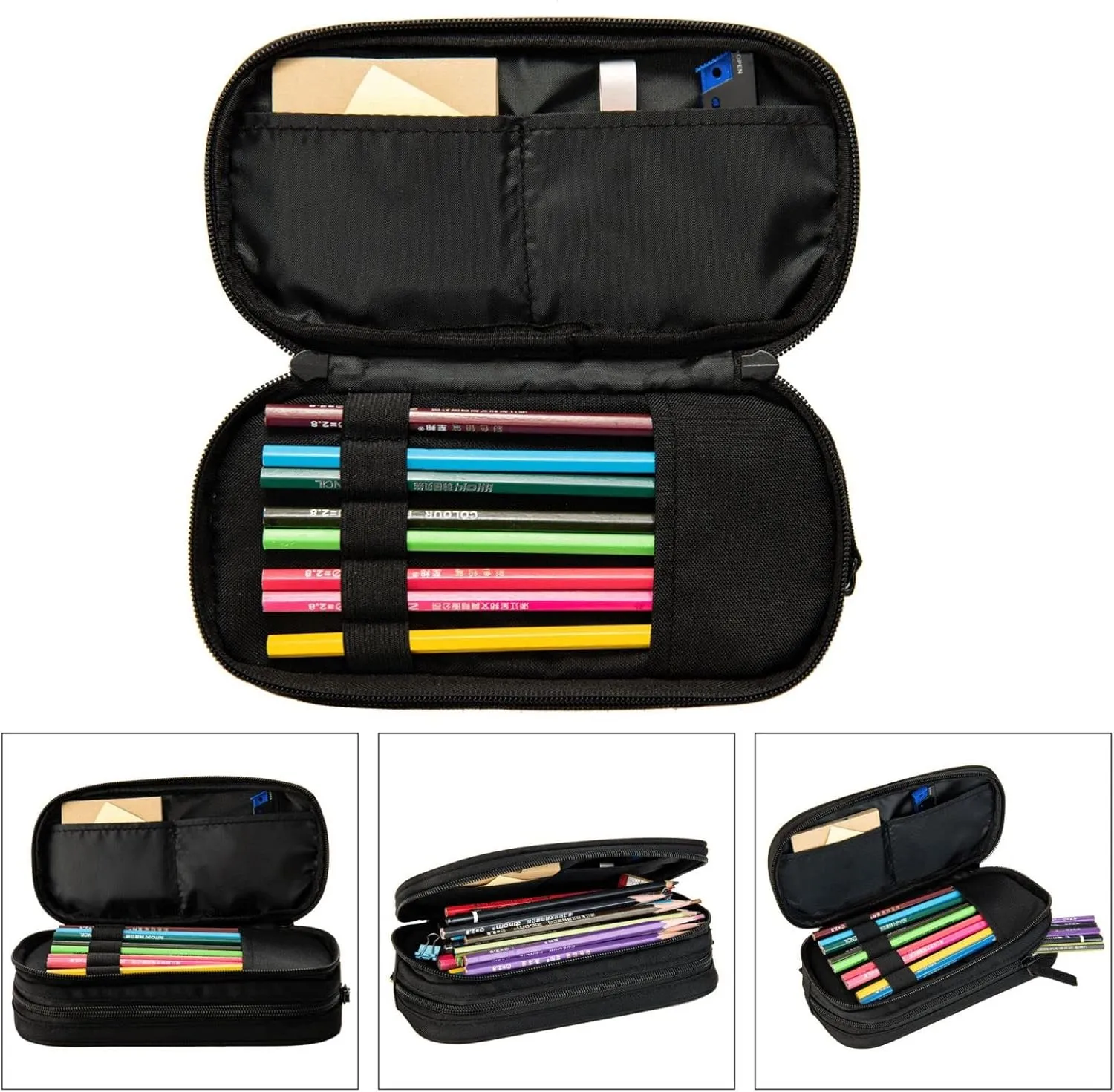 3-In-1 Backpack Bookbag Set,Bear Dancing Tie Dye Print Casual Travel Backpacks,With Pencil Case Pouch, Lunch Bag