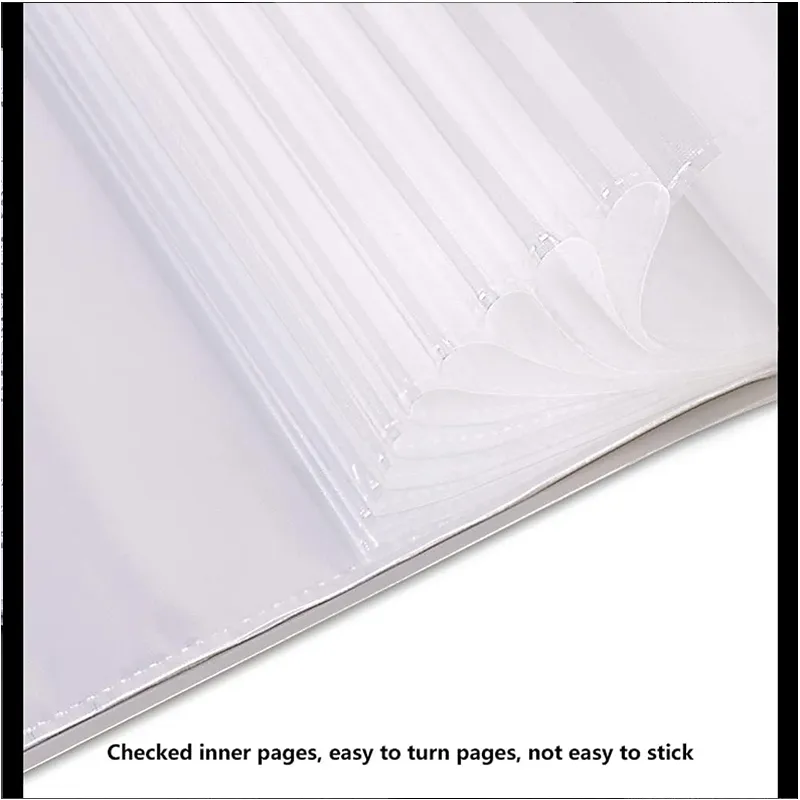 80 Pockets Portable Transparent Storage Folders For Storing Data-Adm95101