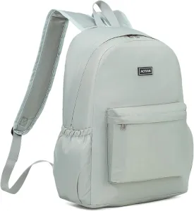 AOTIAN 17-Inch Water-Resistant Nylon Backpack, Durable Lightweight Bookbag, Daypack for College, Work, Travel & Hiking