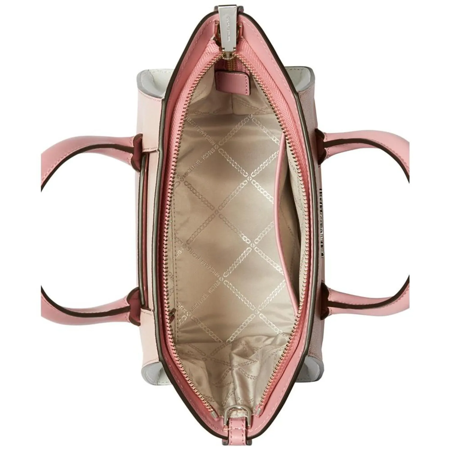 Avril Small Top Zip Leather Satchel
