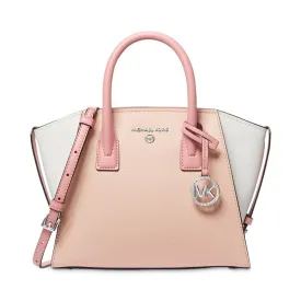 Avril Small Top Zip Leather Satchel