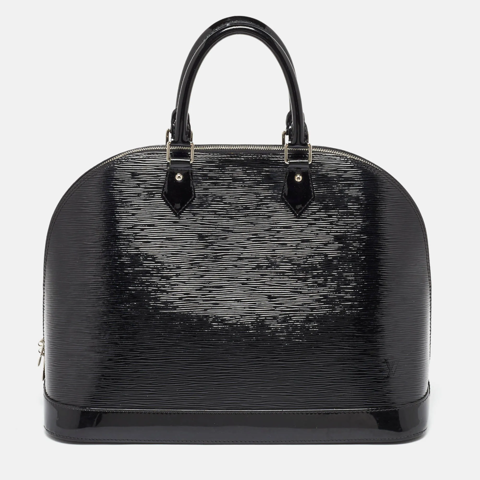 Black Electric Epi Leather Alma GM Bag