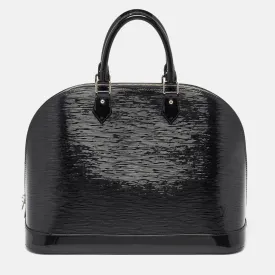 Black Electric Epi Leather Alma GM Bag