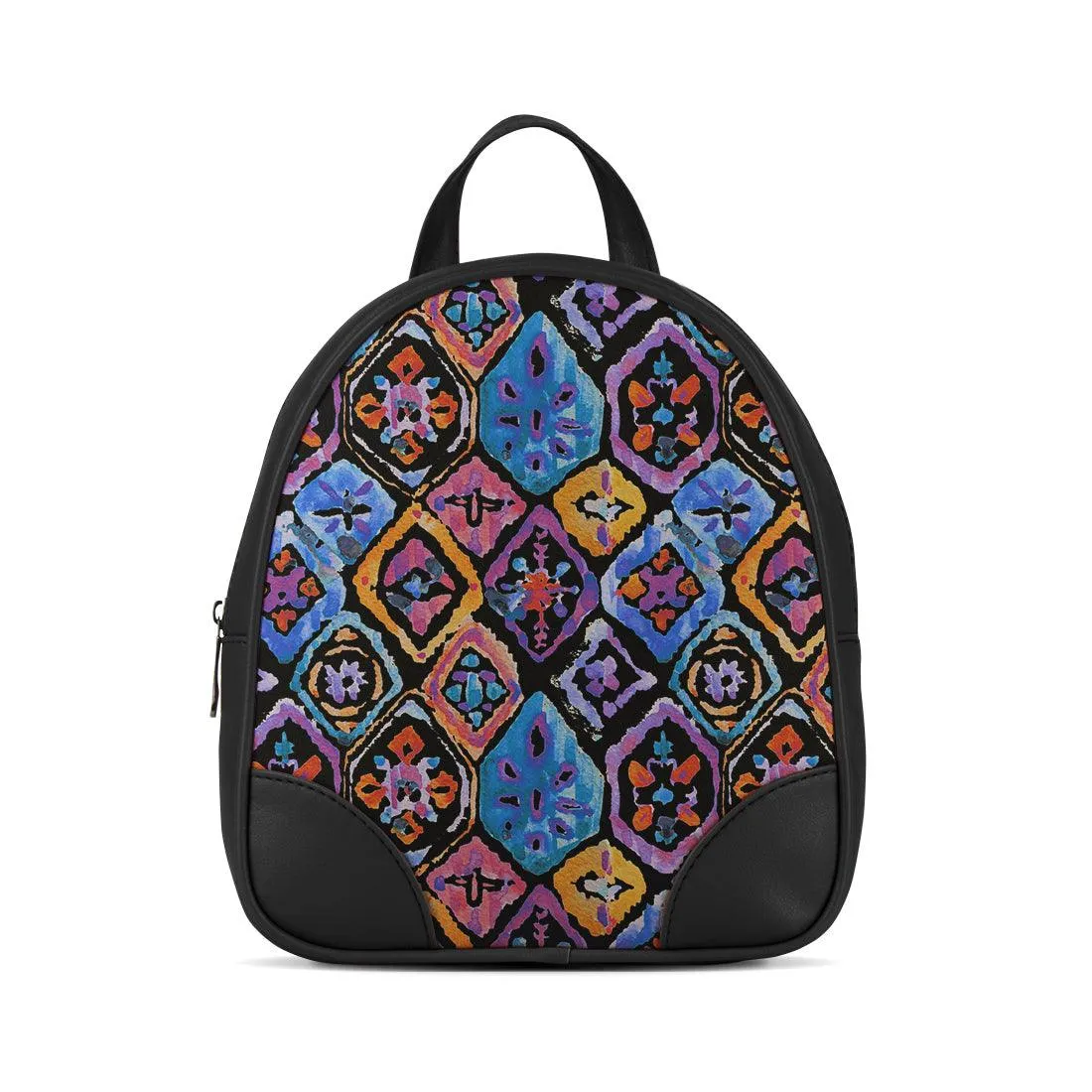 Black O Mini Backpacks Mozaic