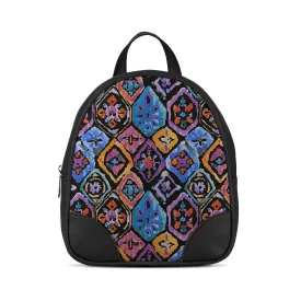 Black O Mini Backpacks Mozaic
