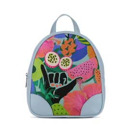 Blue O Mini Backpacks Colorfull Tropical