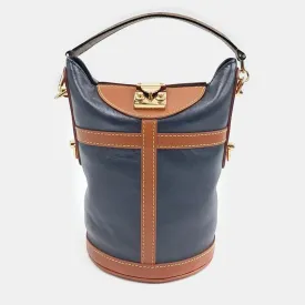 Blue/Brown Reverse Monogram Duffle Bag