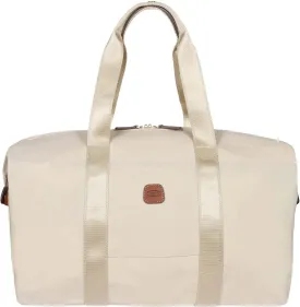 Bric's X-Bag/X-Travel 2.0 Folding Duffel Bag - 18" Carry On and Overnight Travel Bag - Beige