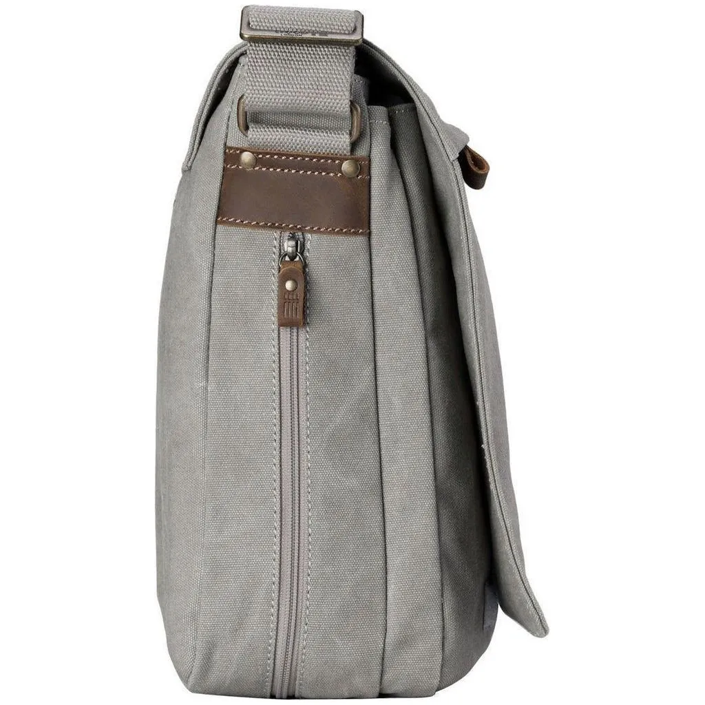 Canvas Laptop Messenger Bag - Troop London Classic  - 18'' Diagonally
