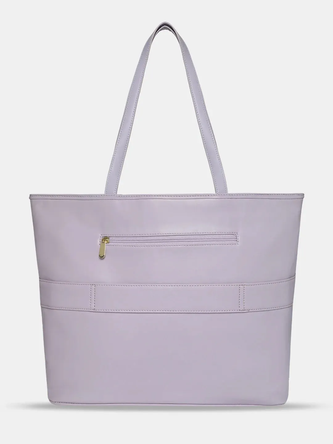 Caprese Snow Laptop Tote Large Printed Women'S Office Handbag Lavender