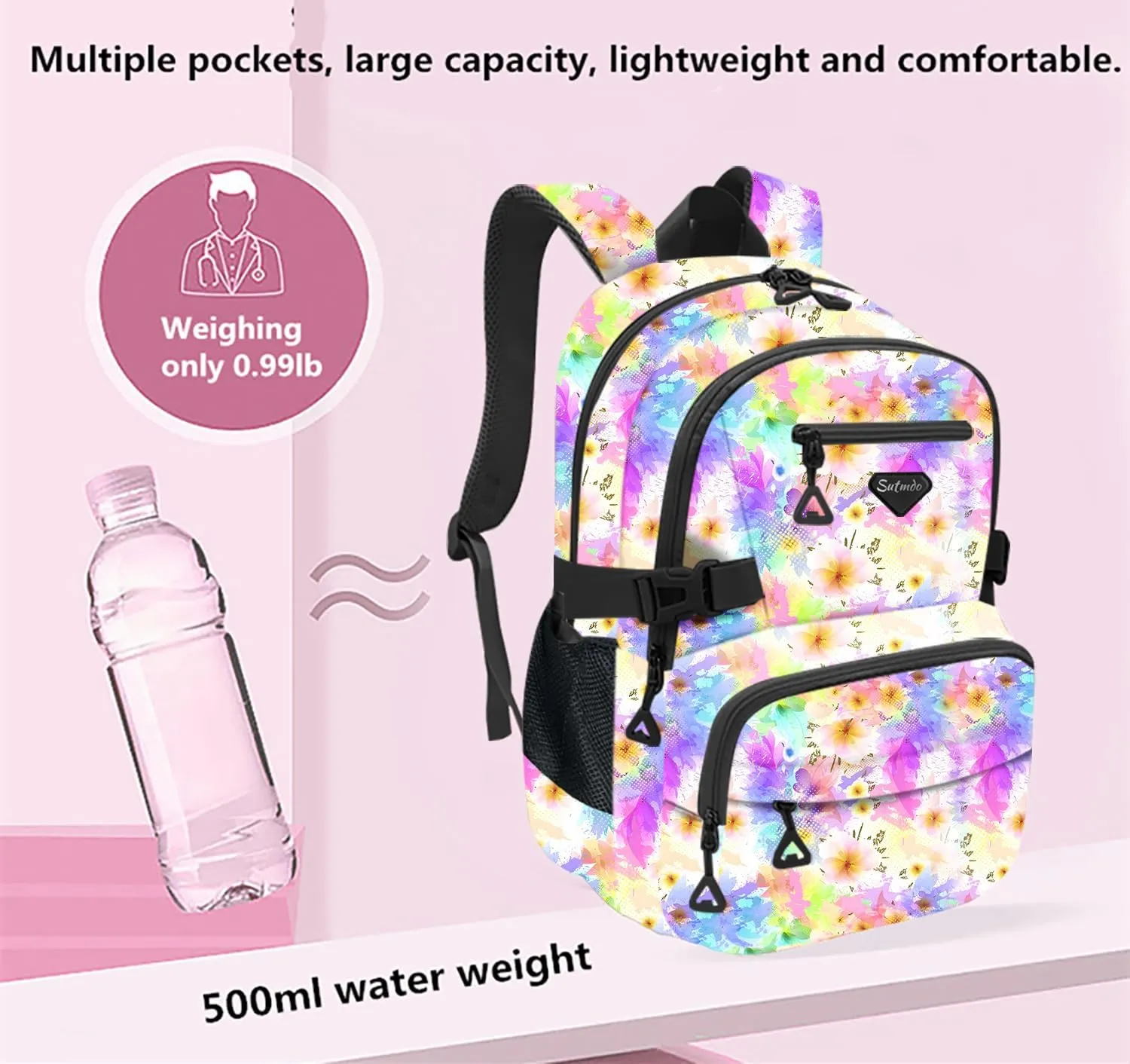 Casual Lightweight Backpacks for Boys & Girls, School Bookbags, 15 "Laptop Backpack, Travel Bag (212-fhua)