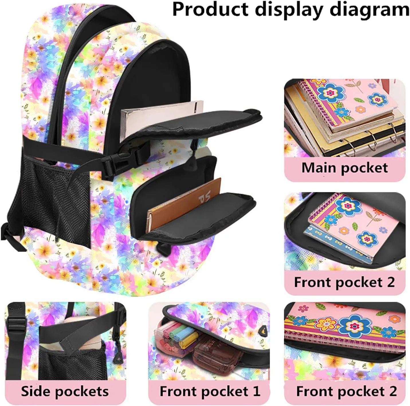 Casual Lightweight Backpacks for Boys & Girls, School Bookbags, 15 "Laptop Backpack, Travel Bag (212-fhua)
