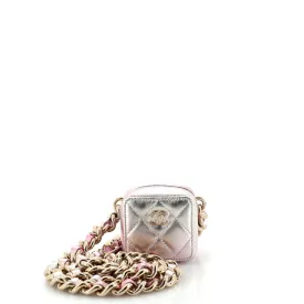 CHANEL Like A Wallet Clutch With Chain Quilted Gradient Metallic Lambskin Small