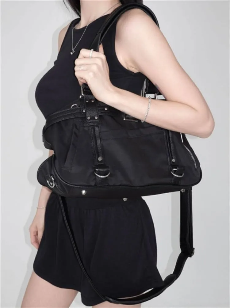 City Bowling Bags Trendy Women's Leather Tote Bag Preppy Large Cute Purse Y2k Streetwear