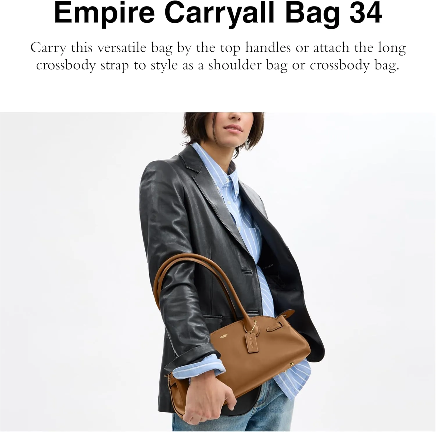 Coach Glazed Leather Empire Carryall 34