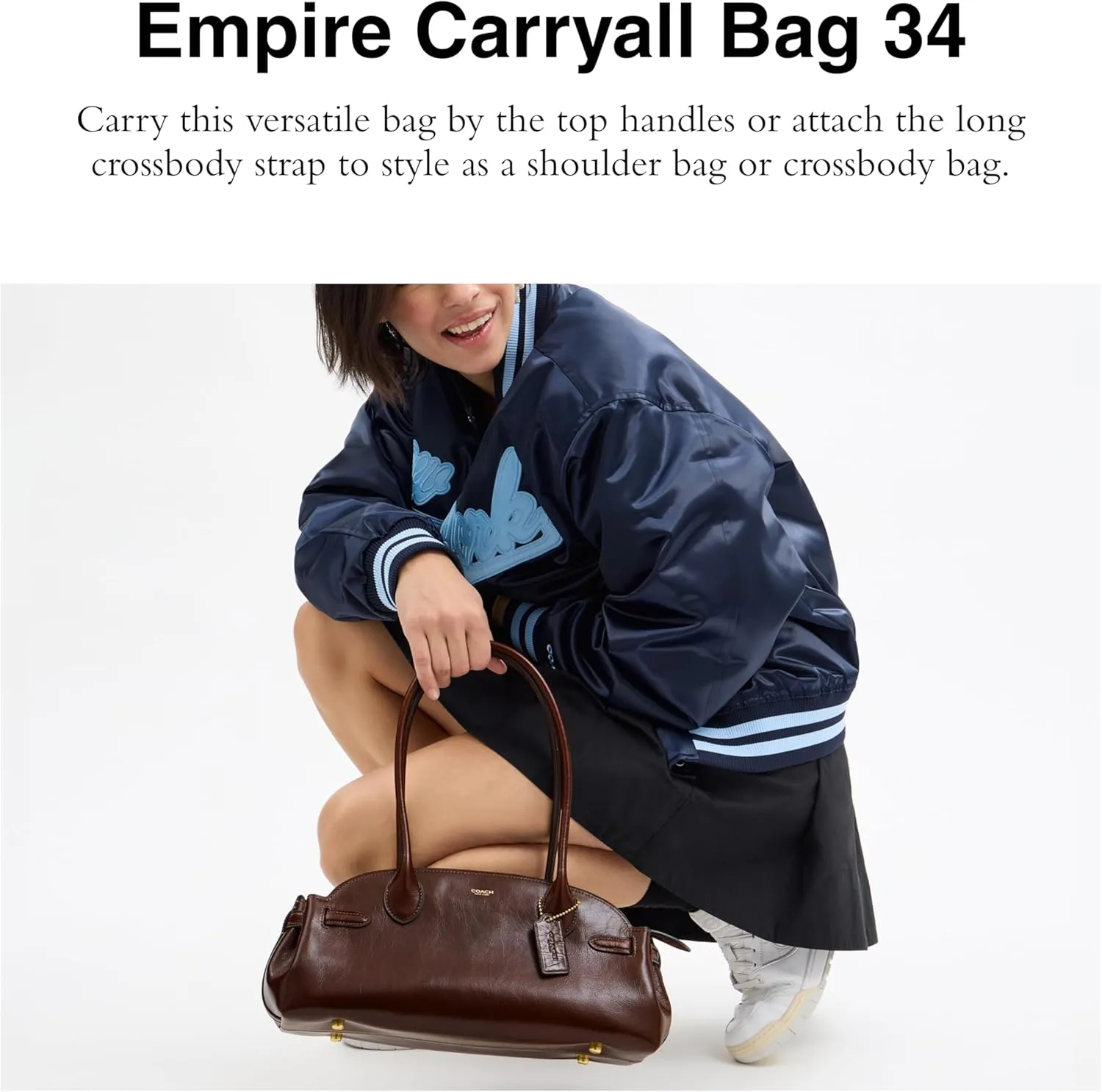 Coach Glazed Leather Empire Carryall 34