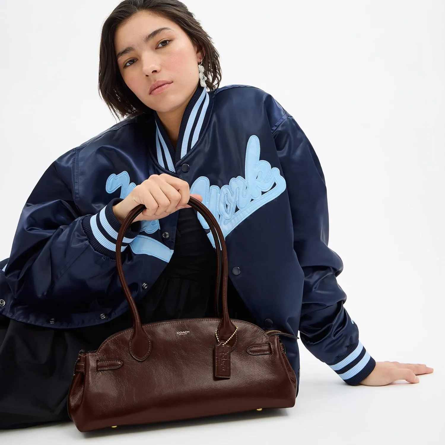 Coach Glazed Leather Empire Carryall 34