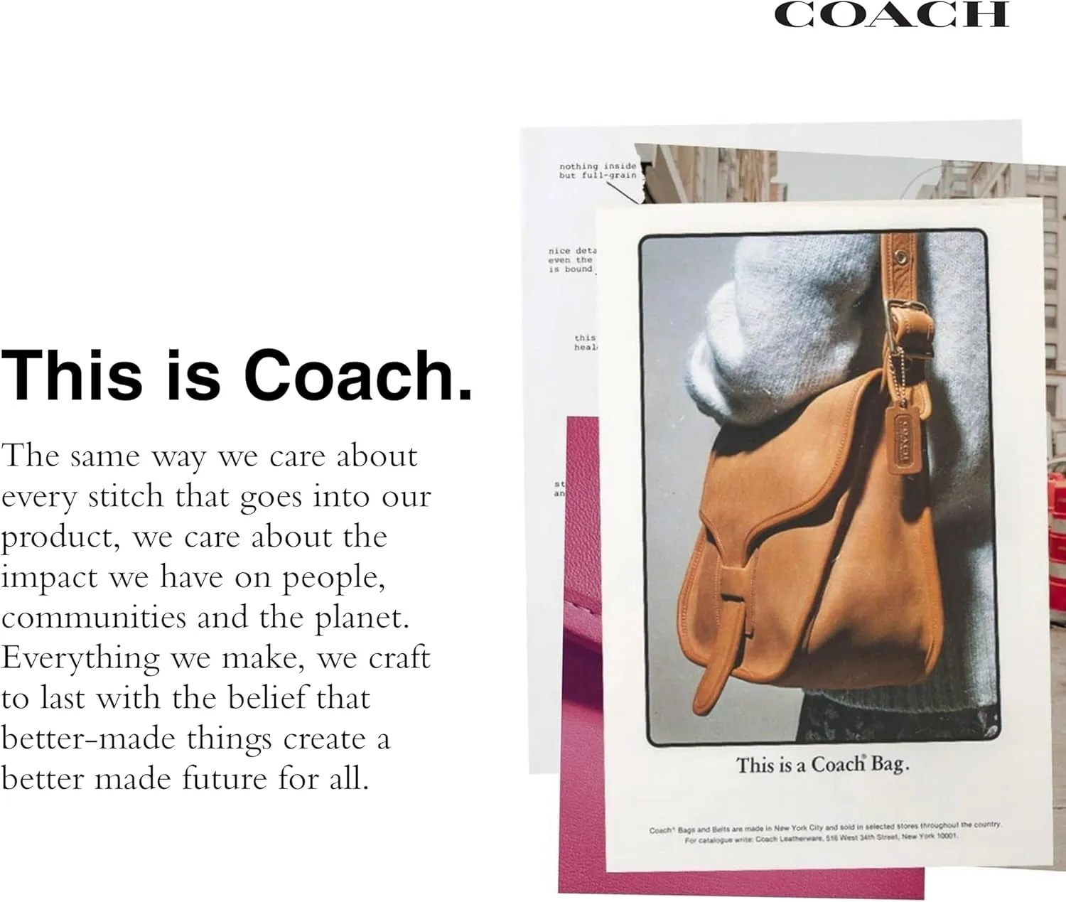 Coach Glazed Leather Empire Carryall 34