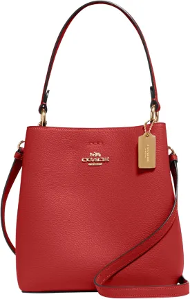 COACH Small Town Bucket, Red Oxblood