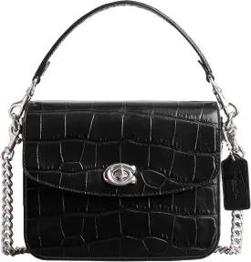 Coach Women's Embossed Croc Cassie Crossbody 19 Bag
