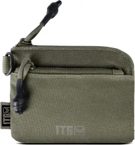Coin Purse, 500D NYLON Small Coin Pouch for Men, Slim Wallet Minimalist Money Pouch Change Bag Tactical ID Card Holder with YKK Zipper, Father's Day Gifts for Dad
