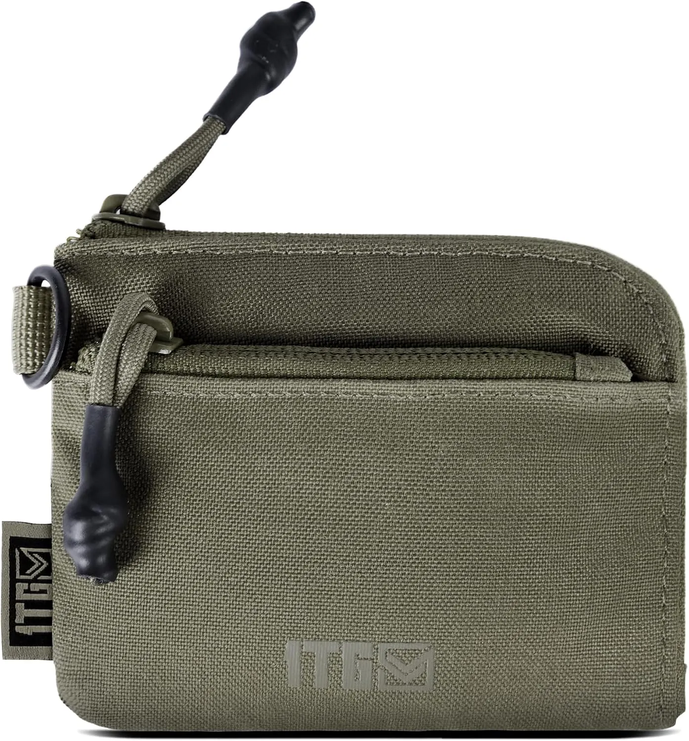 Coin Purse, 500D NYLON Small Coin Pouch for Men, Slim Wallet Minimalist Money Pouch Change Bag Tactical ID Card Holder with YKK Zipper, Father's Day Gifts for Dad