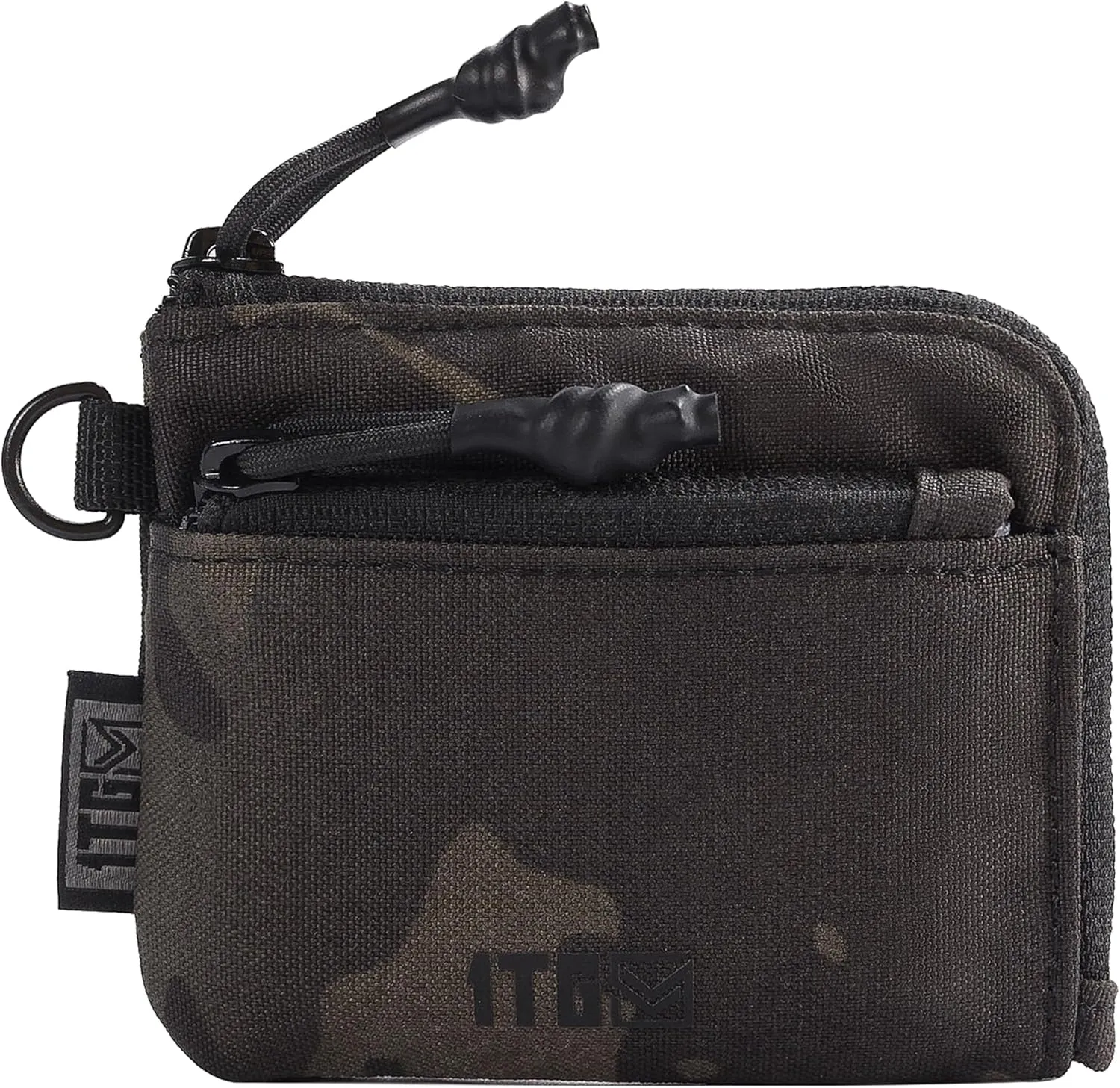 Coin Purse, 500D NYLON Small Coin Pouch for Men, Slim Wallet Minimalist Money Pouch Change Bag Tactical ID Card Holder with YKK Zipper, Father's Day Gifts for Dad