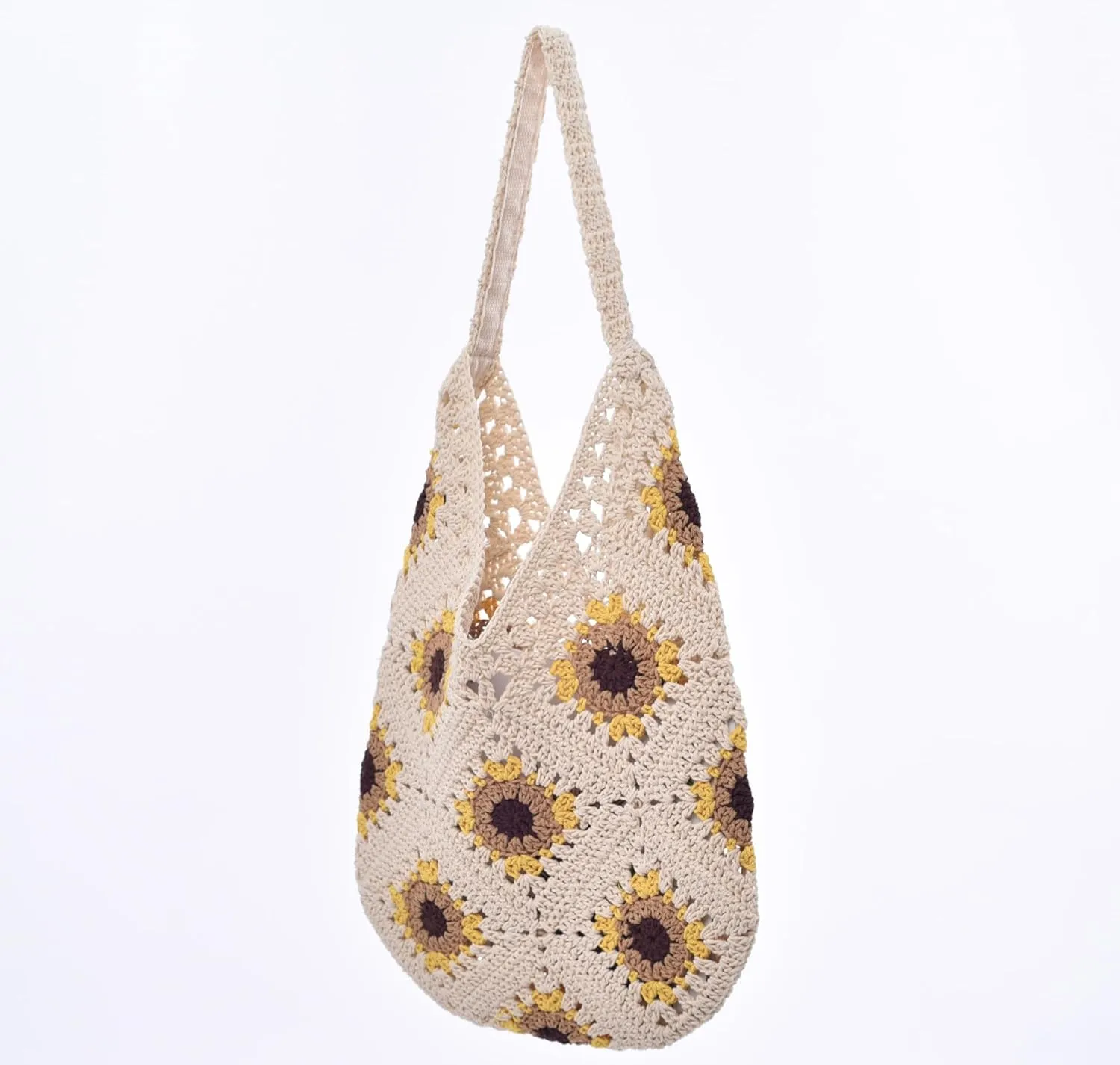 Crochet Beach Bag Beach Bags for Women Soft Summer Beach Tote Woven Purses for Summer Vacation