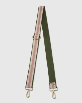 DAISY PINK KHAKI STRIPE STRAP