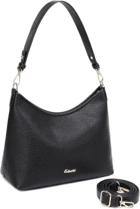 Eslcorri Hobo Bag for Women, PU Leather Crossbody Purse Travel Shoulder Satchel Bags Ladies Tote Handbags with 2 Straps