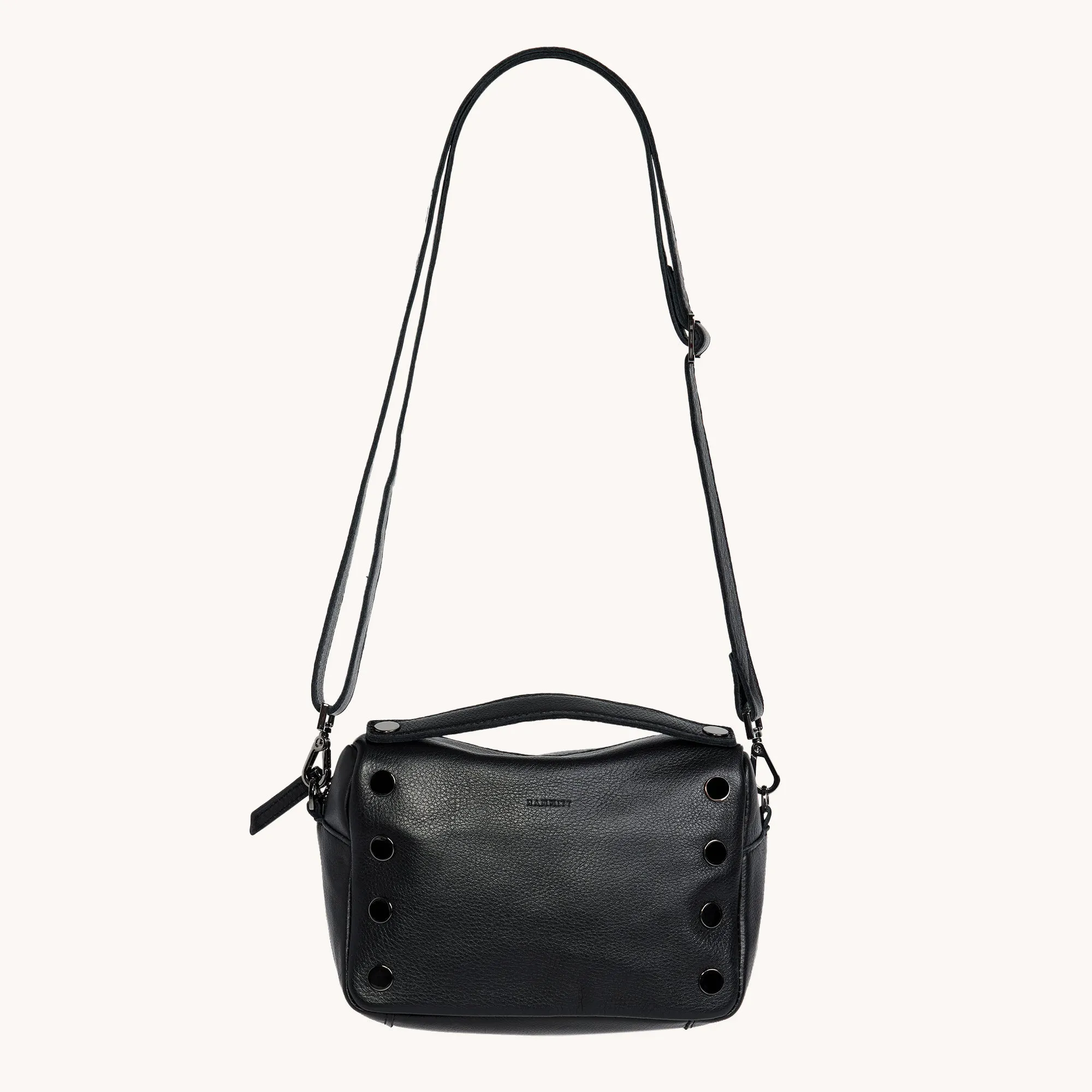 Evan Crossbody | Black/Gunmetal | Sml