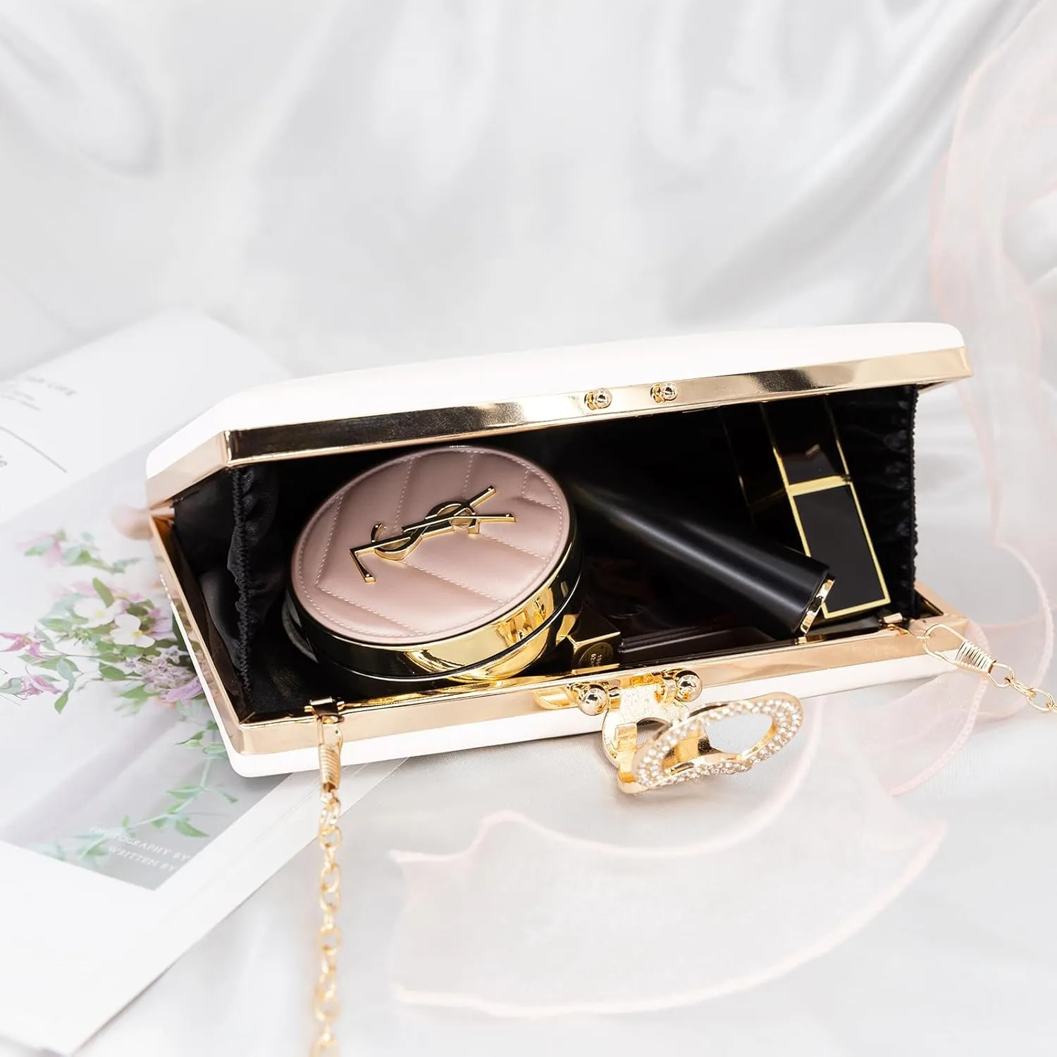Evening Clutch Purses - Women's Evening Bag Party Purses Handbag for Cocktail/Prom/Party/Wedding/Formal