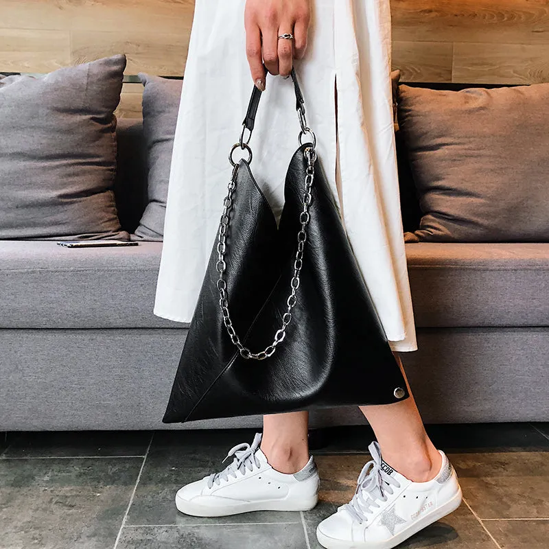 Faux Leather Tote Handbags