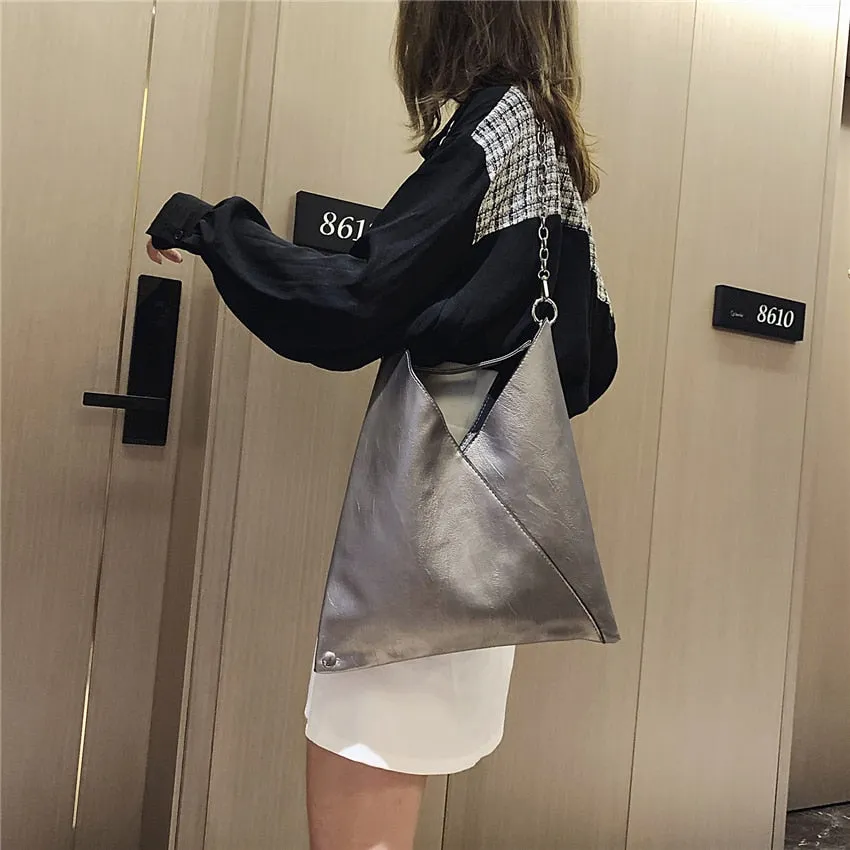 Faux Leather Tote Handbags