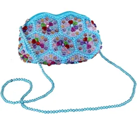 Flower Boho Beaded Purse Women Summer Beach Vacation Mini Crossbody Bag Cute Aesthetic Stuff Y2k Small Handbags