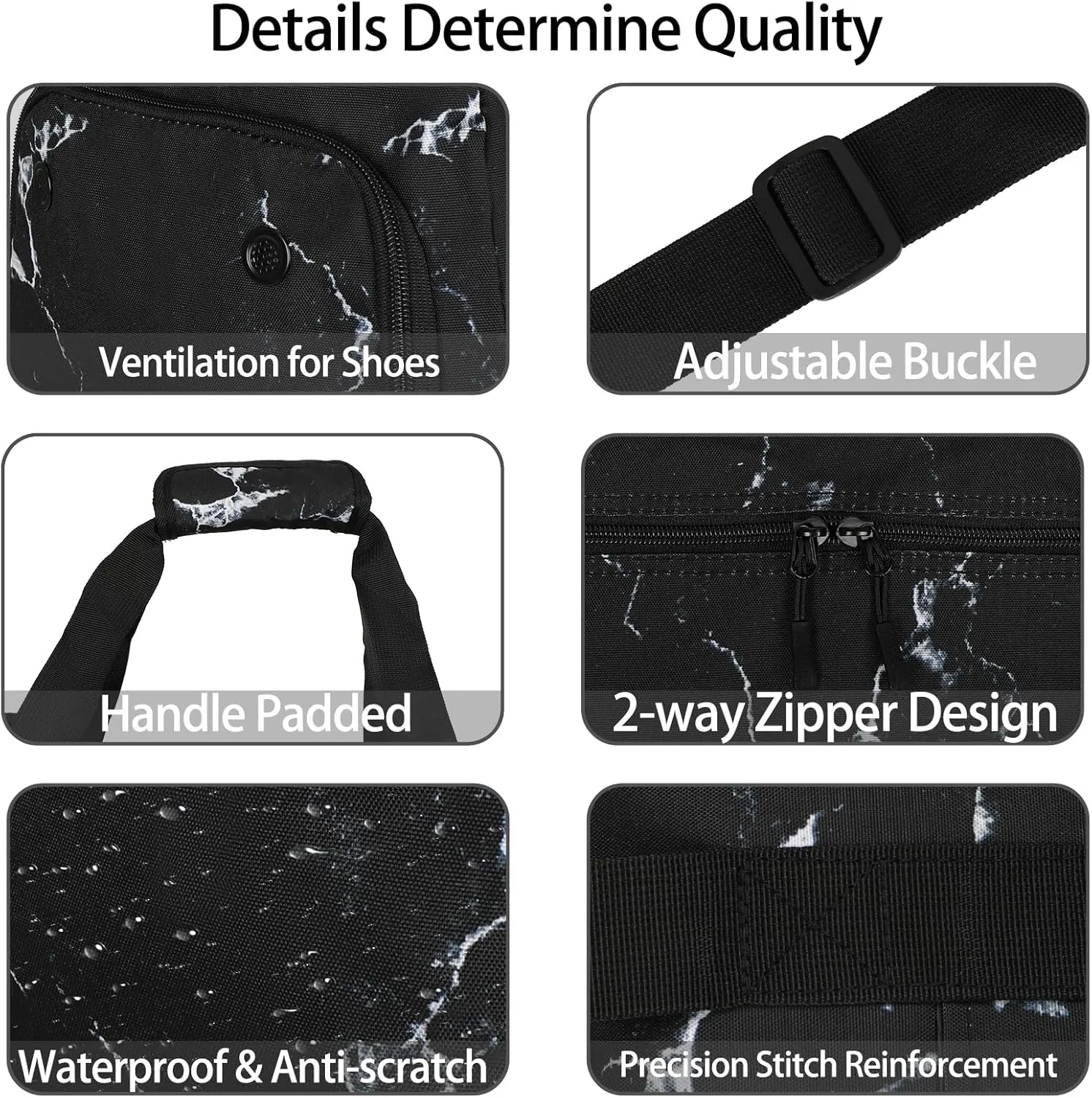 Goloni Cute Duffle Bag for Women, Gym Bag with Shoe Compartment, Lightweight Weekend Travel Duffel Bag,Overnight Bag with Wet Pocket