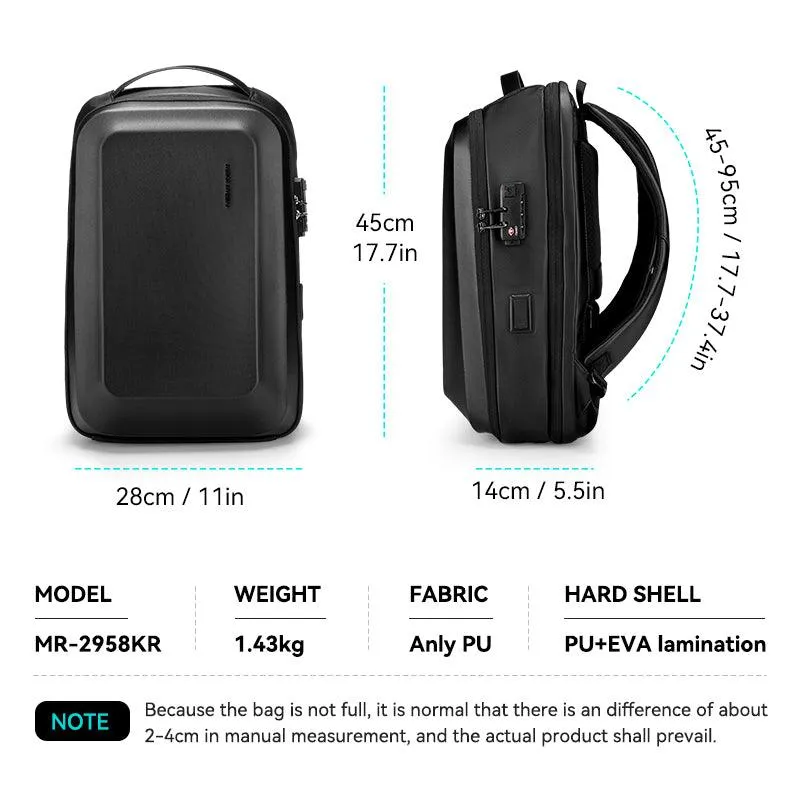 GuardianShell: The Secure Hardshell Backpack