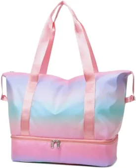 Gym Bag Womens Mens with Shoes Compartment and Wet Pocket Travel Duffel Bag for Women for Plane Sport Gym Tote Bags Swimming Yoga Waterproof Weekend Overnight Bag Carry on Bag Hospital Holdalls