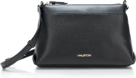 Halston Rosie Signature Logo Top Zip Crossbody