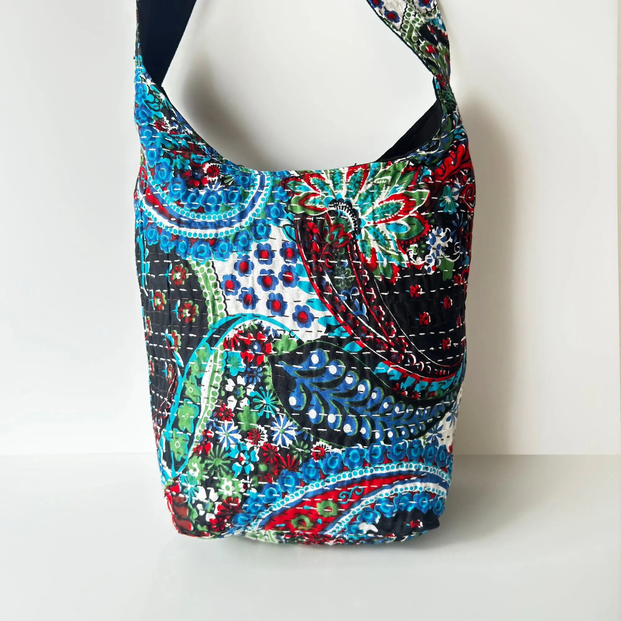 Handcrafted Wildflower Boho Shoulder Bag