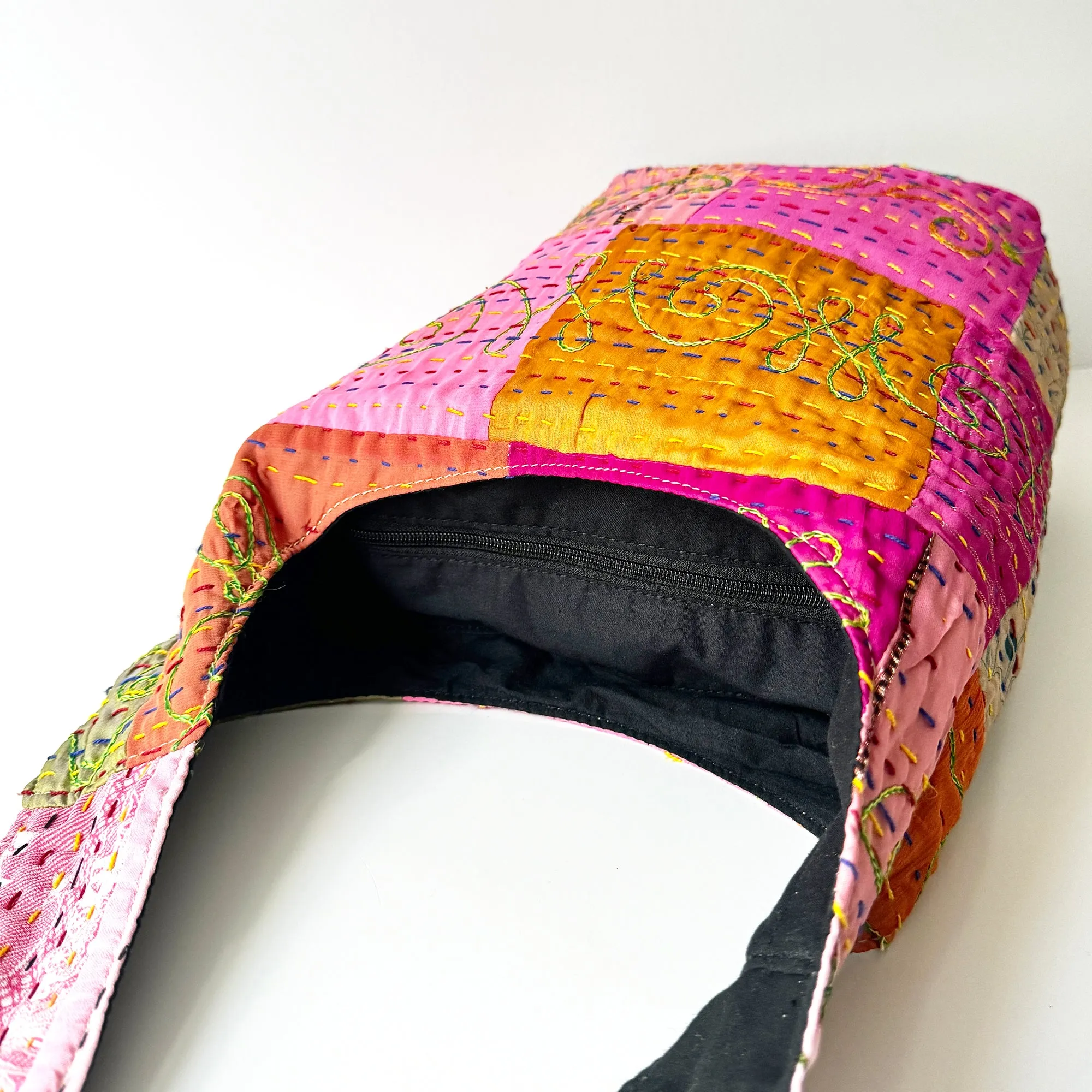 Handcrafted Wildflower Boho Shoulder Bag
