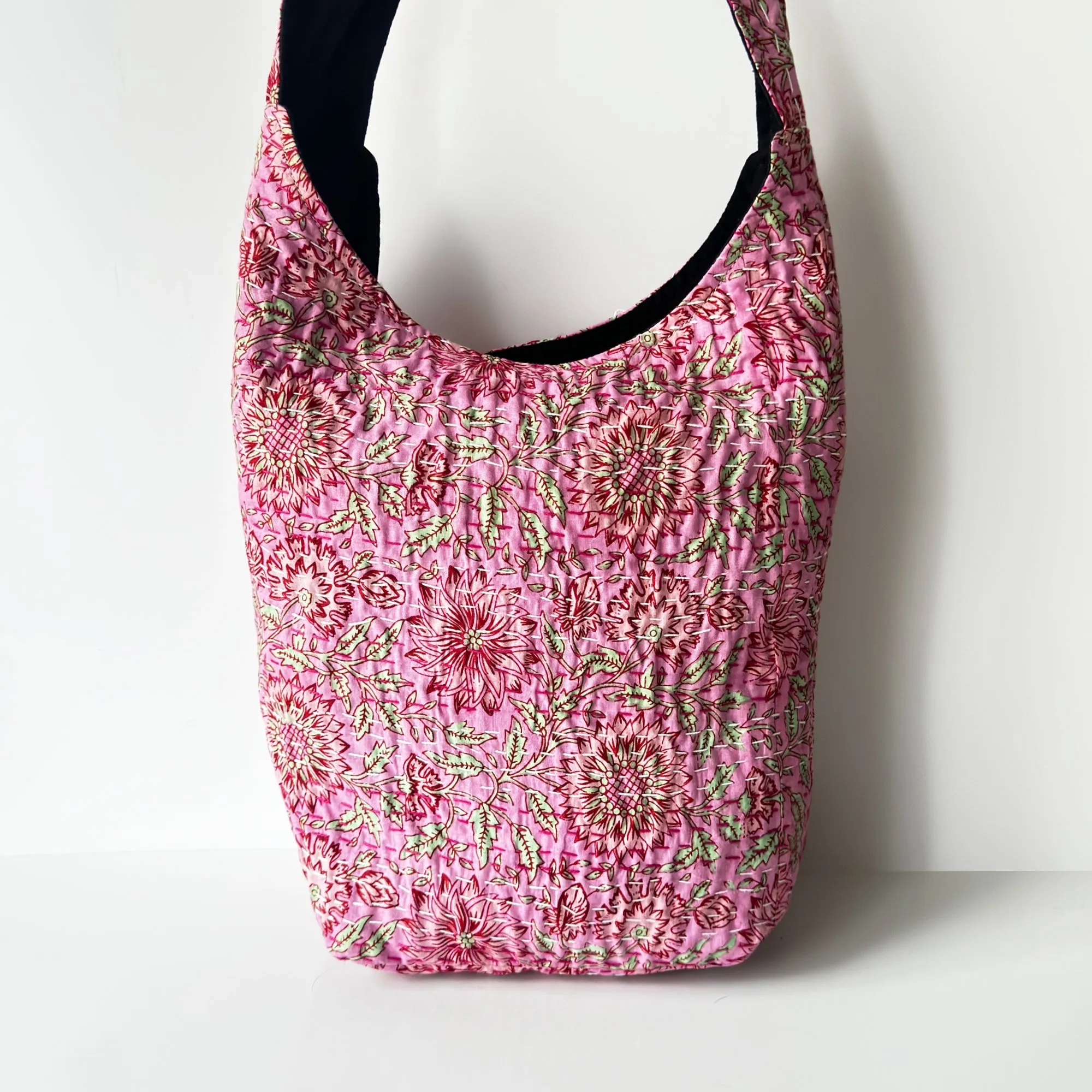 Handcrafted Wildflower Boho Shoulder Bag