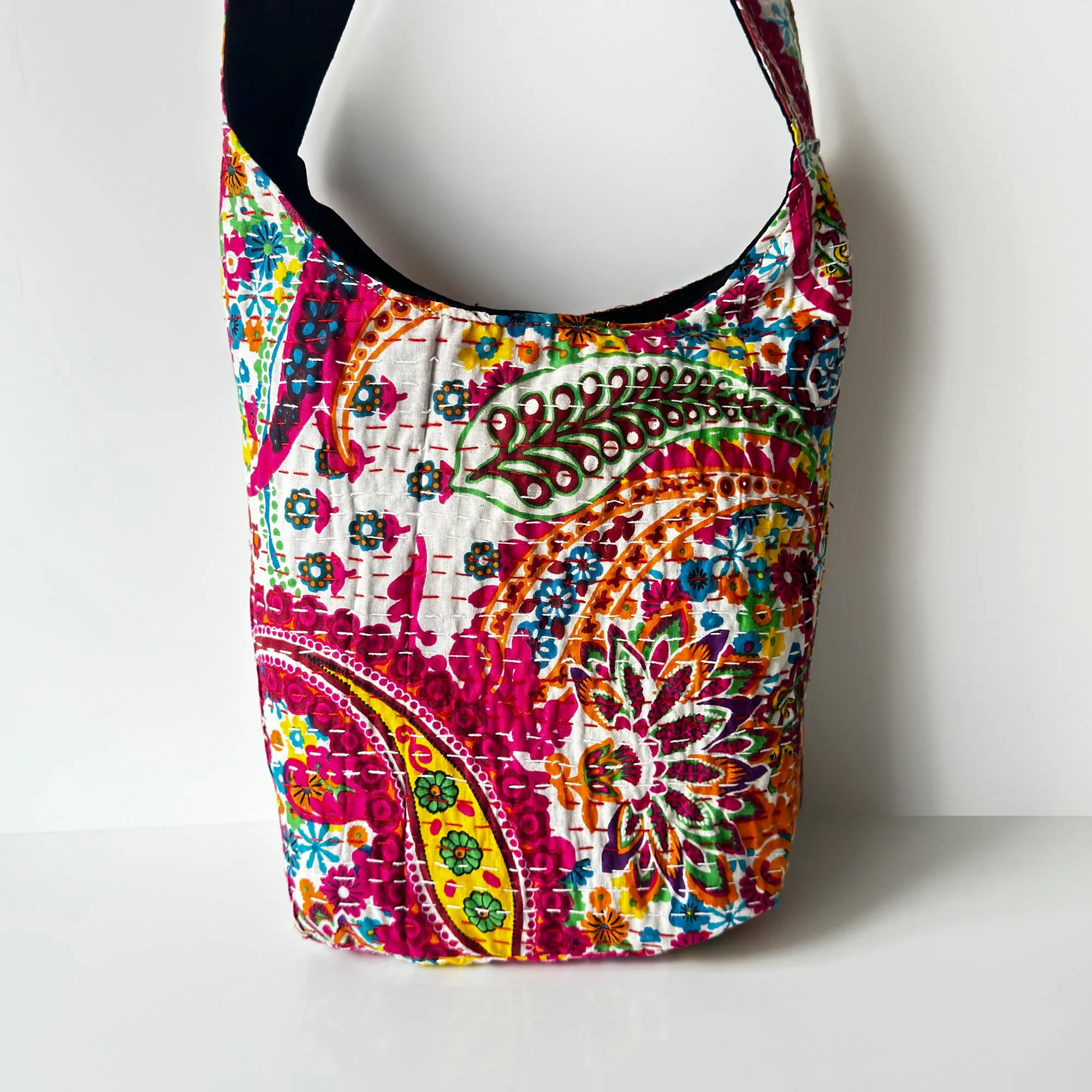 Handcrafted Wildflower Boho Shoulder Bag