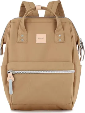 himawari Laptop Backpack for Women&Men Travel With USB Charging Port Large Business Bag Water Resistant College Computer Doctor (1881-Camel, Regular)