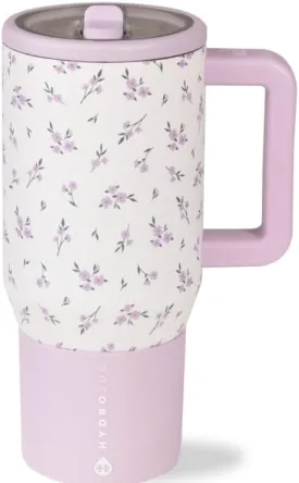 HydroJug Kids - 20 oz Insulated Kids Water Bottle with Flip Straw & Handle | Leak-Proof & Durable | Perfect for School, Sports, Lunch, Travel & Camp, Iris