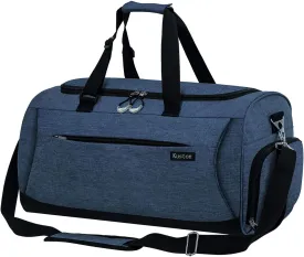 Kuston Sports Gym Bag with Shoes Compartment &Wet Pocket Gym Duffel Bag Overnight Bag for Men and Women