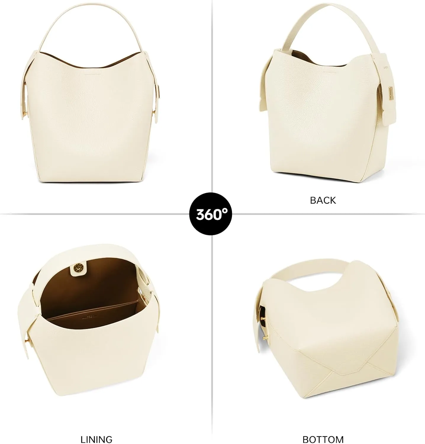 LA FESTIN Small Purse Genuine Leather Bags for Women: Shoulder Handbags Crossbody Bag