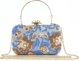 Lanpet Women's Embroidery Beaded Clutch Evening Bags Vintage Purses for Formal Party Wedding