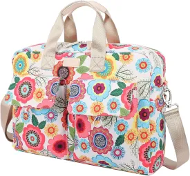 Laptop Briefcase, Water Repellent Multi-Functional Laptop Shoulder Messenger Case Bag (15 inch-15.6 inch, SLB-4)