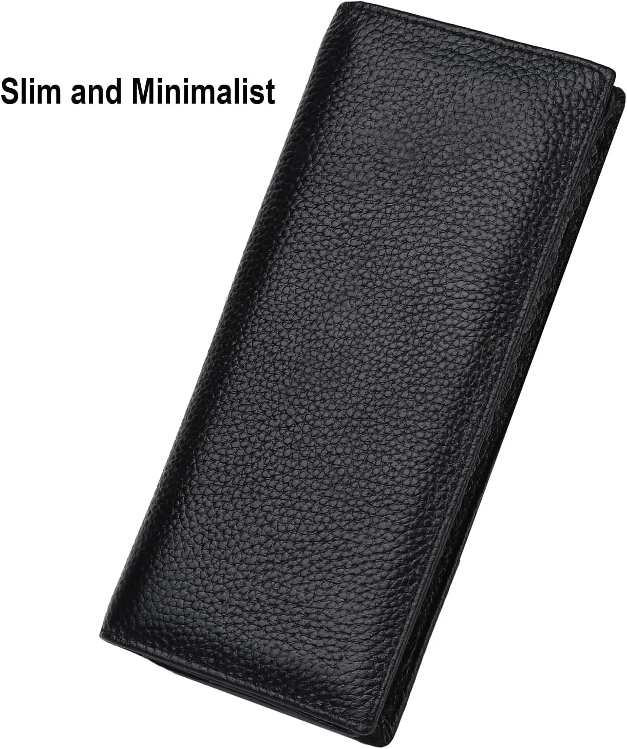 Lavemi Ultra Slim Thin Leather Women Wallet RFID Blocking Credit Card Holder Bifold Long Ladies Billfold